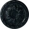 Ekena Millwork Baile Ceiling Medallion (Fits Canopies up to 3 1/4"), Hand-Painted Night Shade, 20"OD x 1 5/8"P CM20BLNSF - alternate 1